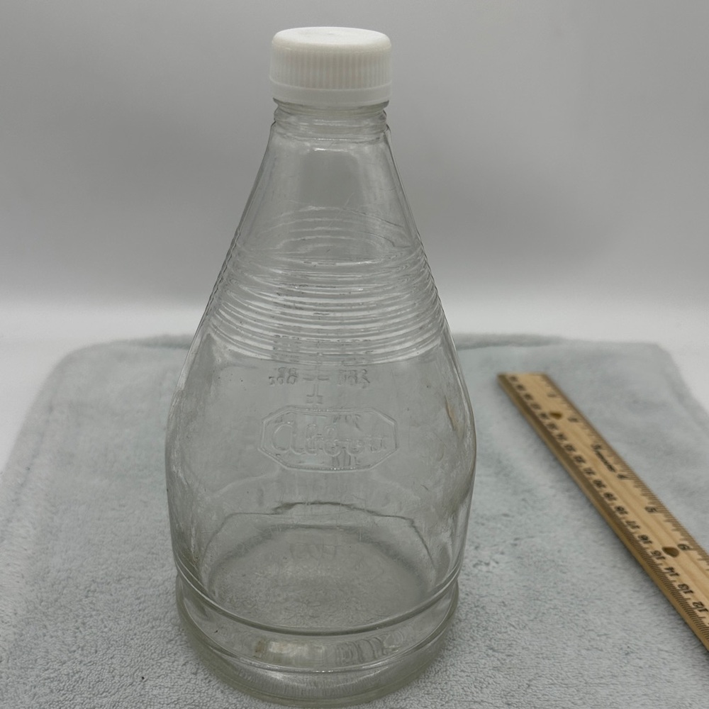 Vintage Abbott Laboratories Hanging IV Glass Bottle For Administrating Lig.Meds